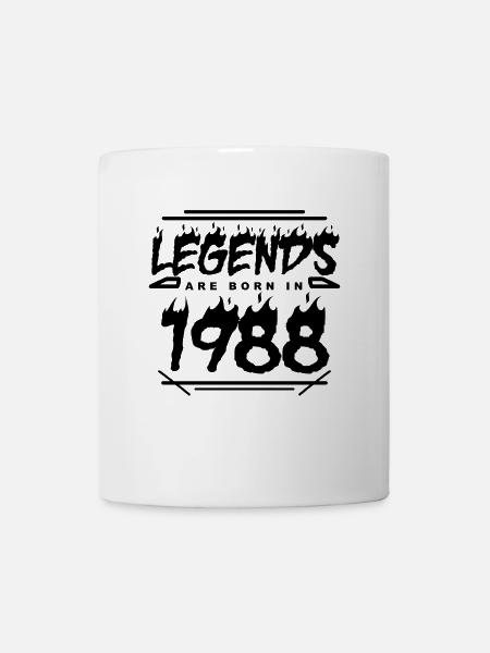 1988 - Jahrgang 1988 - Baujahr 1988 - Tasse - Weiß