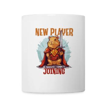 New Player Joined Capybara RPG Shirt - Tasse - Weiß - Vorne