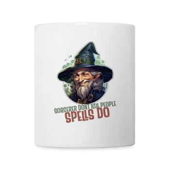 Magician of Chaos Fantasy RPG Shirt - Mug - white - Front