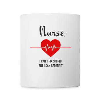 Nurse - Tasse - Weiß - Vorne
