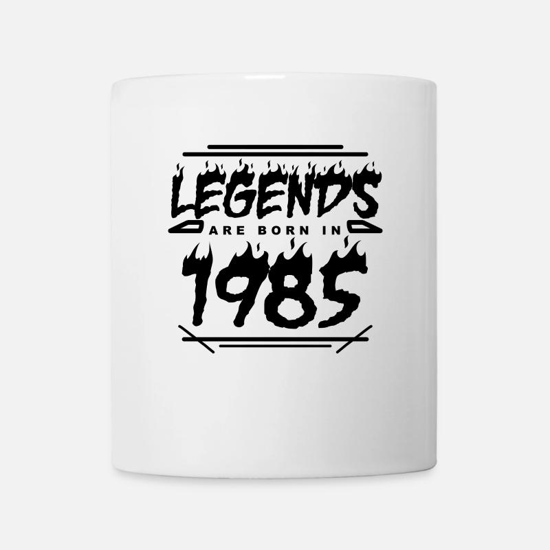 Légende 1985 - Né 1985 - Année de construction 1985 - Mug blanc - blanc