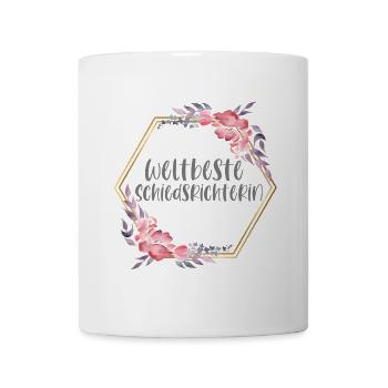Schiedsrichterin Schiedsrichter Mädchen Geschenk - Tasse - Weiß - Vorne