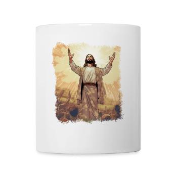 L’ESUS proclame la foi et l’espérance dans la lumière - Mug blanc - blanc - Devant