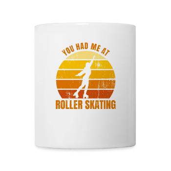 Roller skating - Mug - white - Front