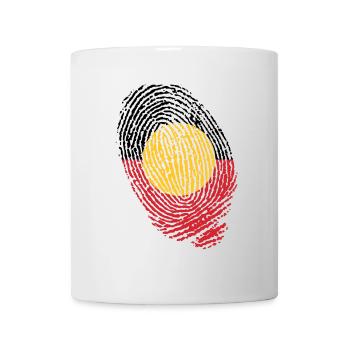 Aboriginal Australia fingerprints - Mug - white - Front