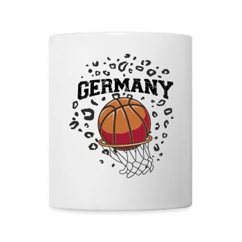 Deutschland Basketball Hobby - Tasse - Weiß - Vorne