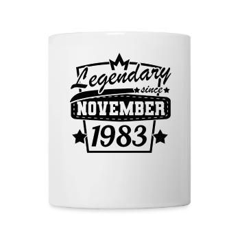 Novembre 1983 Rétro Anniversaire Design Anniversaire - Mug blanc - blanc - Devant