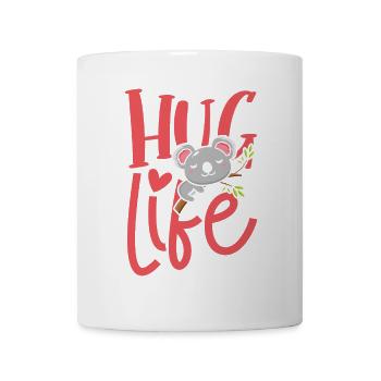 Hug life koala bear - Tasse - Weiß - Vorne