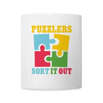 Puzzlers sort it out - Tasse - Weiß - Vorne
