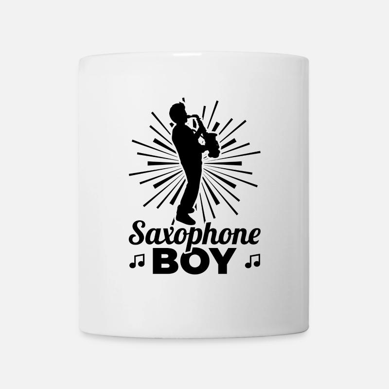 Saxophonist - Tasse - Weiß