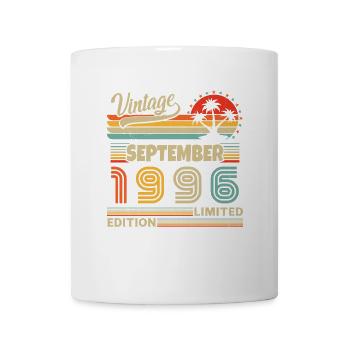 Septembre 1996 Rétro Vintage Cadeau d’anniversaire - Mug blanc - blanc - Devant