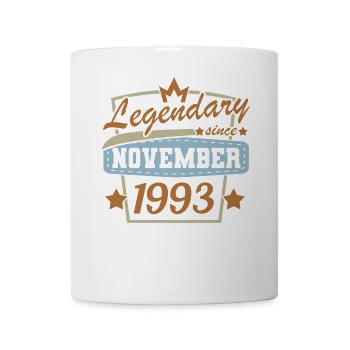 legendary since November 1993 retro birthday - Mug - white - Front