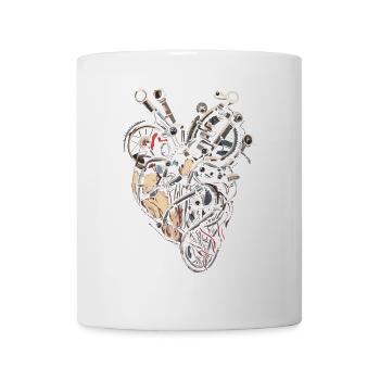 Mechanic Machines Heart - Mug - white - Front