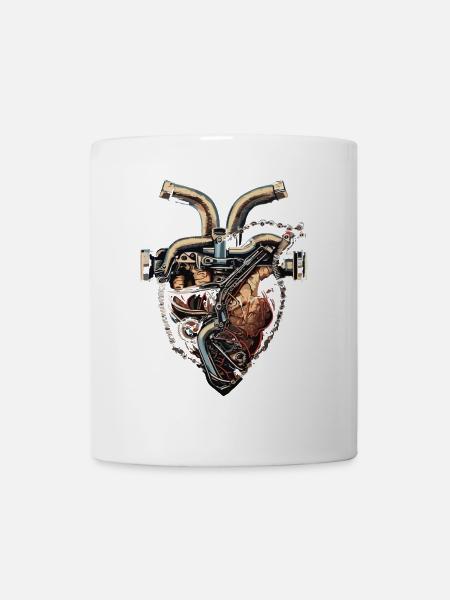Mechaniker Herz - Tasse - Weiß