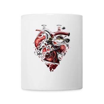 Mechanical Heart Bicycle Heart - Mug - white - Front