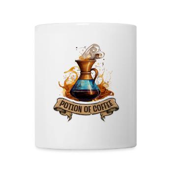 Potion Of Coffee Fantasy RPG Shirt - Tasse - Weiß - Vorne
