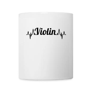 Violin Heartline - Mug - white - Front