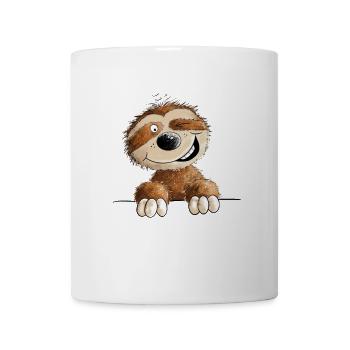 Kleines Faultier Für Faulenzer - Tasse - Weiß - Vorne