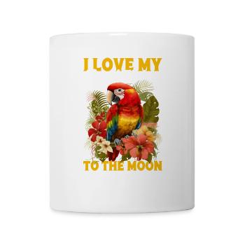 J'adore mes aras écarlates - Mug blanc - blanc - Devant