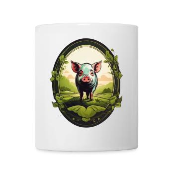 Lucky Pig - Mug - white - Front