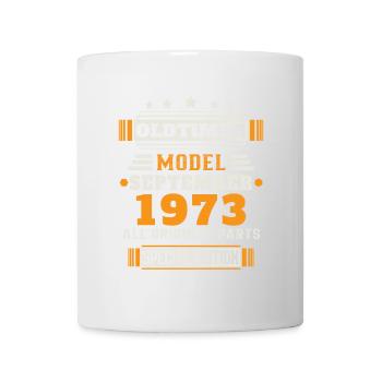 Oldtimer September 1973 Geburtstag Geschenk - Tasse - Weiß - Vorne