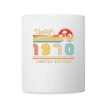 Vintage 1970 Cadeau D'anniversaire - Mug blanc - blanc - Devant