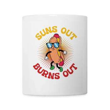 Suns out burns out - Tasse - Weiß - Vorne