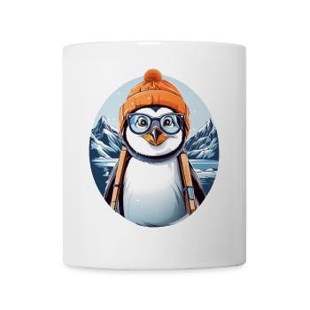 Pingouin mignon - Mug blanc - blanc - Devant