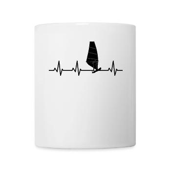 Windsurfer heart palpitations - Mug - white - Front