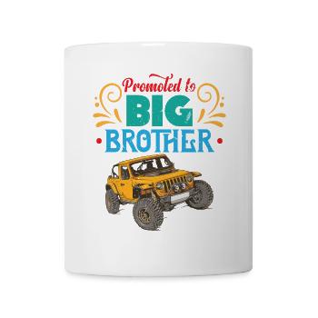 Big Brother, grand frère Autocollant - Mug blanc - blanc - Devant