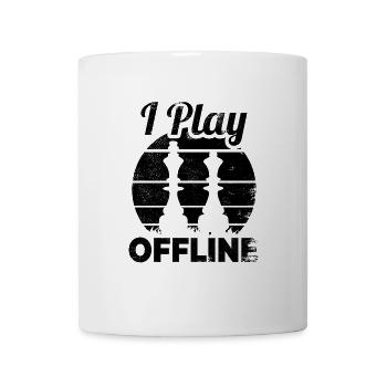 I'm playing offline - Mug - white - Front
