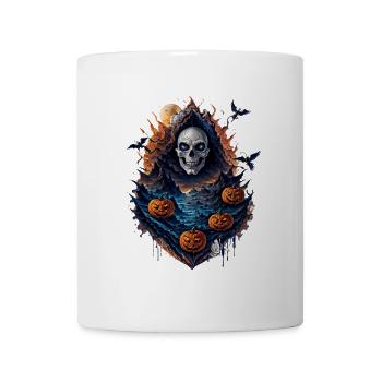 vampire halloween Fantôme Citrouille - Mug blanc - blanc - Devant