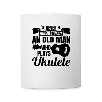 Ukulele Grandpa - Mug - white - Front