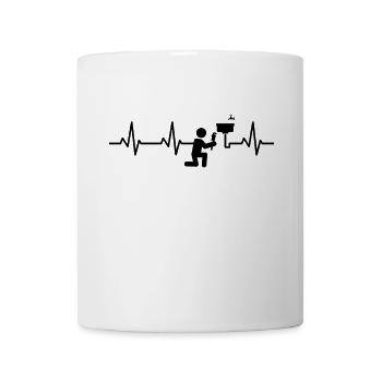 Plumber heart palpitations - Mug - white - Front