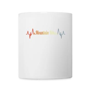Vintage Mountain Bike Heart Palpitations - Mug - white - Front