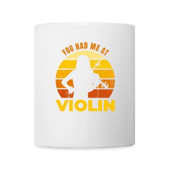 You had me by violin - Mug - white - Front