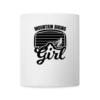 Mountain biker - Mug - white - Front