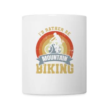 Dicton vintage du VTT - Mug blanc - blanc - Devant