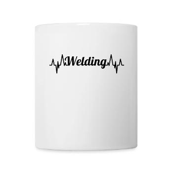 Welding ECG Heart Line - Mug - white - Front
