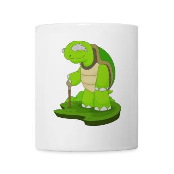Bâton de marche Turtle Retiree - Mug blanc - blanc - Devant
