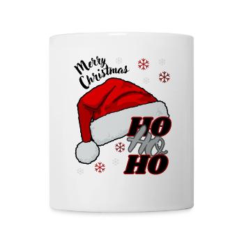 Joyeux Noël HO HO HO - Mug blanc - blanc - Devant