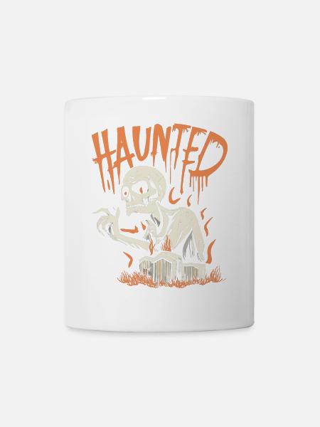 Haunted Skeleton - Tasse - Weiß