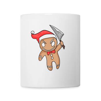 Noël en pain d’épice maléfique - Mug blanc - blanc - Devant
