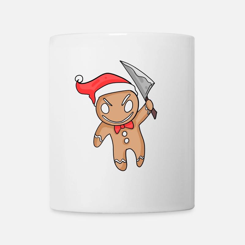 Noël en pain d’épice maléfique - Mug blanc - blanc