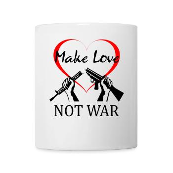 Against War - Gegen Krieg - Tasse - Weiß - Vorne