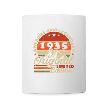 Original 1935 Vintage Retro Anniversary Gift - Mug - white - Front