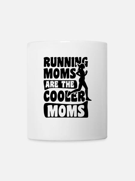 Laufende Mutter - Tasse - Weiß