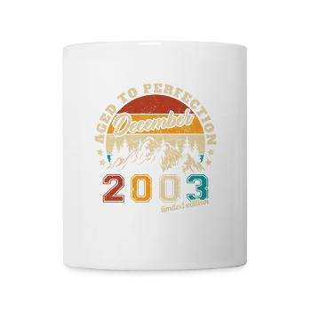Décembre 2003 Vintage Retro Cadeau D’anniversaire - Mug blanc - blanc - Devant