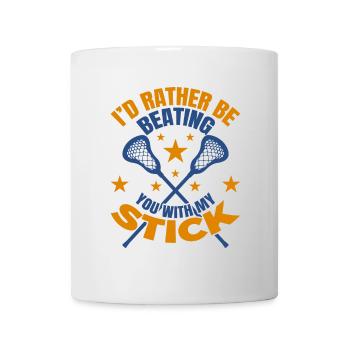 Funny Lacrosse Saying - Mug - white - Front