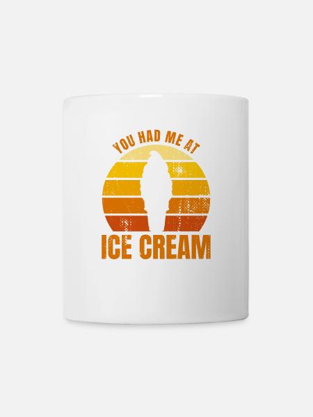 Eiscreme Liebhaber - Tasse - Weiß